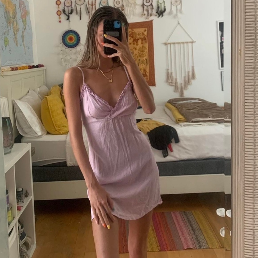 Pacsun purple mini dress LA Hearts